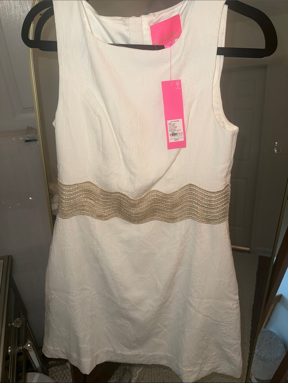 New with Tags*
 Lily Pulitzer Sinatra Stretch Dress in Resort White 
Size 4